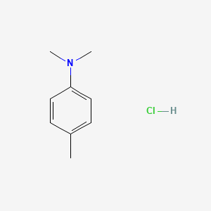 molecular formula C9H14ClN B14720249 N,N,4-Trimethylaniline--hydrogen chloride (1/1) CAS No. 13330-15-9