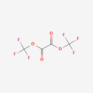 molecular formula C4F6O4 B14720259 Bis(trifluoromethyl) ethanedioate CAS No. 20583-24-8