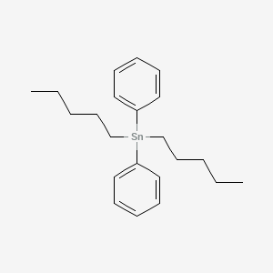molecular formula C22H32Sn B14720265 Dipentyl(diphenyl)stannane CAS No. 23396-45-4