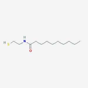 molecular formula C12H25NOS B14720303 N-(2-Sulfanylethyl)decanamide CAS No. 21044-09-7