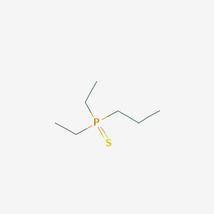 molecular formula C7H17PS B14720337 Diethyl(propyl)sulfanylidene-lambda~5~-phosphane CAS No. 13639-69-5