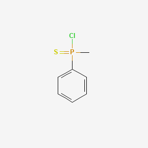 molecular formula C7H8ClPS B14720413 Methyl(phenyl)phosphinothioic chloride CAS No. 13639-62-8