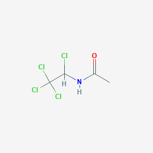 molecular formula C4H5Cl4NO B14720512 N-(1,2,2,2-tetrachloroethyl)acetamide CAS No. 14646-52-7