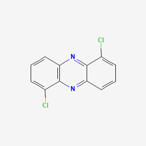 molecular formula C12H6Cl2N2 B14720589 1,6-Dichlorophenazine CAS No. 13398-81-7
