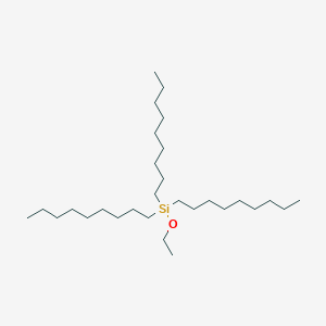 molecular formula C29H62OSi B14720596 Ethoxy(trinonyl)silane CAS No. 6304-54-7