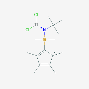 molecular formula C15H27Cl2NSiTi- B147206 CID 11014054 CAS No. 135072-61-6