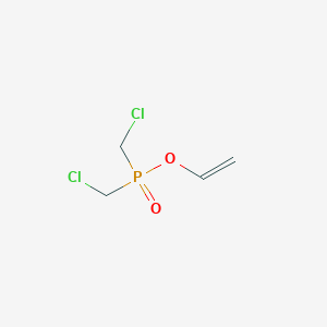 molecular formula C4H7Cl2O2P B14720658 Phosphinic acid, bis(chloromethyl)-, ethyl ester CAS No. 13274-84-5