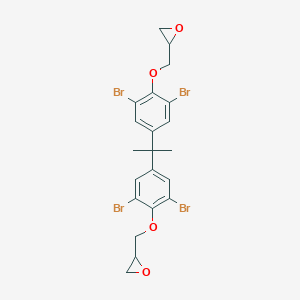 molecular formula C21H20Br4O4 B147207 Tetrabromobisphenol A diglycidyl ether CAS No. 3072-84-2