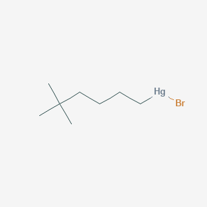 molecular formula C8H17BrHg B14720714 Bromo-(5,5-dimethylhexyl)mercury CAS No. 6332-71-4
