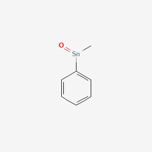 molecular formula C7H8OSn B14720747 Methyl(phenyl)stannanone CAS No. 20447-44-3