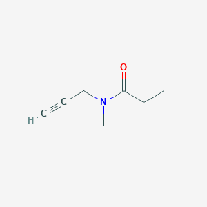 molecular formula C7H11NO B14720808 N-Methyl-N-(prop-2-yn-1-yl)propanamide CAS No. 18468-03-6