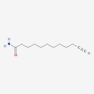 molecular formula C12H21NO B14720846 Dodec-11-ynamide CAS No. 21233-96-5