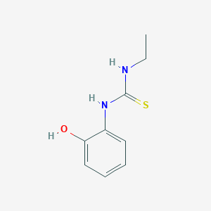 molecular formula C9H12N2OS B14720900 N-Ethyl-N'-(2-hydroxyphenyl)thiourea CAS No. 15175-43-6