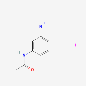 molecular formula C11H17IN2O B14720960 3-Acetamidophenyltrimethylammonium iodide CAS No. 6140-18-7