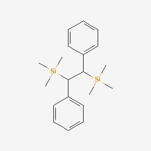 molecular formula C20H30Si2 B14720968 Silane, (1,2-diphenyl-1,2-ethanediyl)bis[trimethyl- CAS No. 18586-58-8