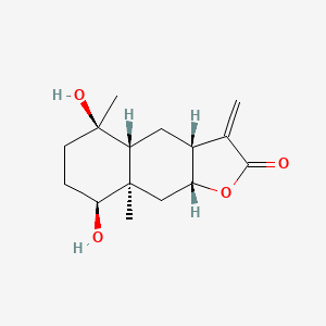 molecular formula C15H22O4 B14720972 Microcephalin CAS No. 5945-43-7