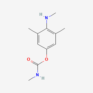 molecular formula C11H16N2O2 B14720981 4-Methylamino-3,5-xylyl methylcarbamate CAS No. 10389-50-1