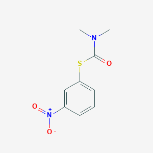 molecular formula C9H10N2O3S B14721043 S-(3-Nitrophenyl) dimethylcarbamothioate CAS No. 13511-86-9