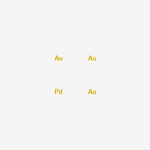 molecular formula Au3Pd B14721111 Gold;palladium CAS No. 12256-71-2