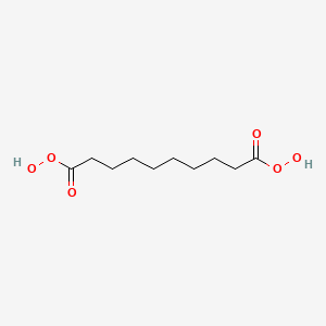 molecular formula C10H18O6 B14721223 Diperoxydecanedioic acid CAS No. 5796-85-0