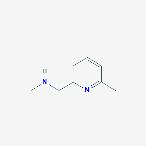 molecular formula C8H12N2 B147213 Methyl(6-methyl-2-pyridylmethyl)amine CAS No. 6971-57-9