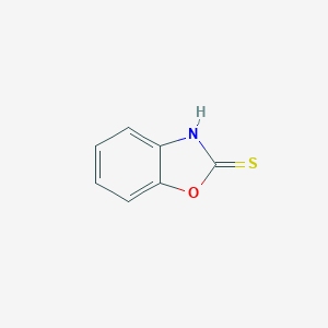molecular formula C7H5NOS B147216 2-Mercaptobenzoxazole CAS No. 2382-96-9