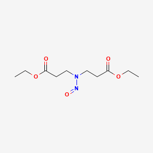 molecular formula C10H18N2O5 B14721794 Diethyl 3,3'-(nitrosoimino)dipropanoate CAS No. 6976-38-1