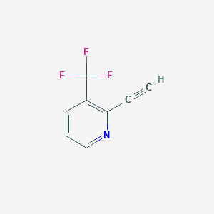 molecular formula C8H4F3N B1472195 2-Ethynyl-3-(trifluoromethyl)pyridine CAS No. 1876456-21-1