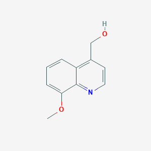 molecular formula C11H11NO2 B1472204 (8-Methoxyquinolin-4-yl)methanol CAS No. 1589471-09-9