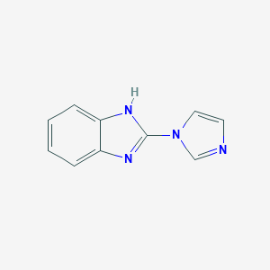 molecular formula C10H8N4 B147221 2-Imidazol-1-Yl-1h-Benzimidazole CAS No. 138331-05-2