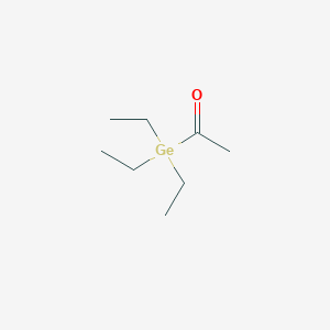 molecular formula C8H18GeO B14722362 Acetyltriethylgermane CAS No. 13433-79-9