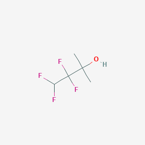 molecular formula C5H8F4O B147224 2-Methyl-3,3,4,4-tetrafluoro-2-butanol CAS No. 29553-26-2