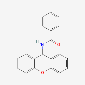molecular formula C20H15NO2 B14722558 n-(9h-Xanthen-9-yl)benzamide CAS No. 6319-60-4