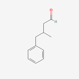 molecular formula C11H14O B14722590 3-Methyl-4-phenylbutyraldehyde CAS No. 13881-14-6