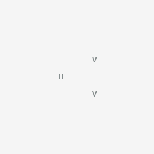molecular formula TiV2 B14722620 Titanium--vanadium (1/2) CAS No. 12067-84-4