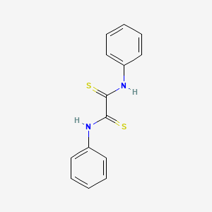 molecular formula C14H12N2S2 B14722715 Ethanedithioamide, N,N'-diphenyl- CAS No. 6244-74-2