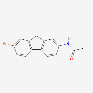 molecular formula C15H12BrNO B14722758 n-(7-Bromo-9h-fluoren-2-yl)acetamide CAS No. 6966-95-6