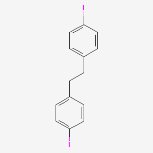 molecular formula C14H12I2 B14722768 1,1'-Ethane-1,2-diylbis(4-iodobenzene) CAS No. 6622-80-6