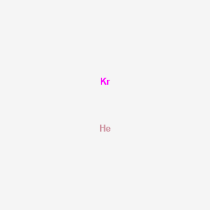 molecular formula HeKr B14722863 Helium;krypton CAS No. 12162-14-0