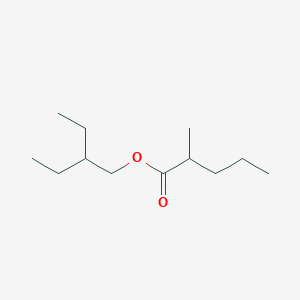 molecular formula C12H24O2 B14722878 2-Ethylbutyl 2-methylpentanoate CAS No. 6640-81-9