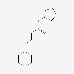 molecular formula C15H26O2 B14722881 Cyclopentyl 4-cyclohexylbutanoate CAS No. 6282-59-3