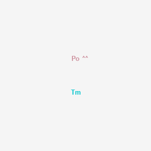 molecular formula PoTm B14722975 Polonium--thulium (1/1) CAS No. 12066-77-2