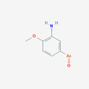 molecular formula C7H8AsNO2 B14722993 5-Arsenoso-o-anisidine CAS No. 5440-12-0