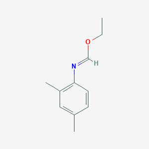 molecular formula C11H15NO B14723007 Ethyl (2,4-dimethylphenyl)methanimidate CAS No. 13506-18-8