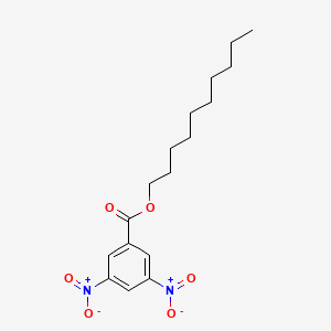molecular formula C17H24N2O6 B14723016 Decyl 3,5-dinitrobenzoate CAS No. 10574-44-4