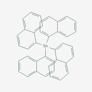 molecular formula C40H28Sn B14723124 Tetranaphthalen-1-ylstannane CAS No. 5424-36-2
