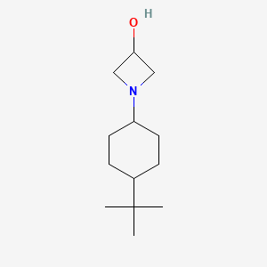 molecular formula C13H25NO B1472318 1-(4-(Tert-butyl)cyclohexyl)azetidin-3-ol CAS No. 1547133-26-5