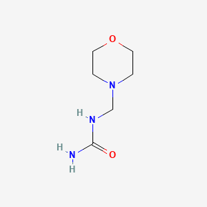 molecular formula C6H13N3O2 B14723188 Urea, 1-morpholinomethyl- CAS No. 5657-22-7