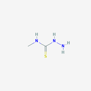 molecular formula C2H7N3S B147232 4-甲基硫脲 CAS No. 6610-29-3