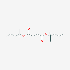 molecular formula C14H26O4 B14723244 Dipentan-2-yl butanedioate CAS No. 6624-65-3
